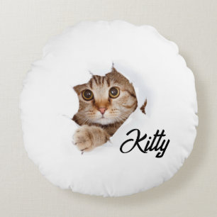 Custom Pet Photo Image Personalized Throw Pillow