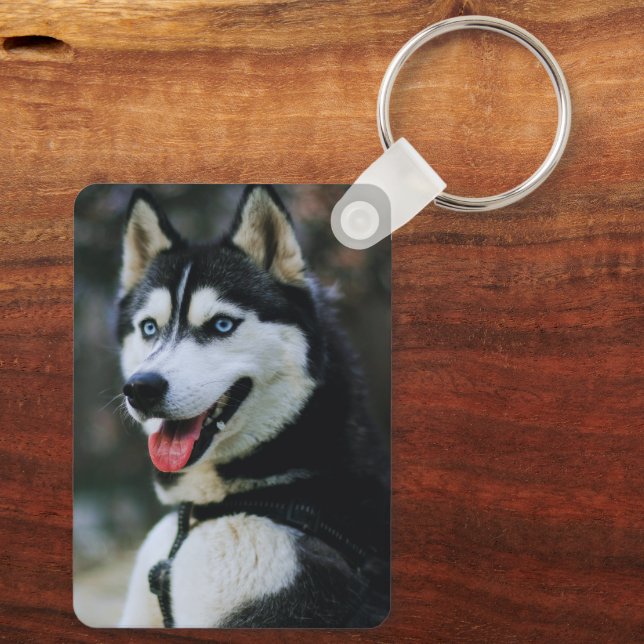 Custom Pet Photo Key Ring (Back)