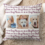 Custom Pet Photo Modern Best Dog Mom Ever  Cushion<br><div class="desc">Best Dog Mom Ever... Surprise your favorite Dog Mom whether it's her birthday, Mother's Day or Christmas with this super cute custom photo pillow . Customize this dog pillow with 3 of your dog's favorite photos, and personalized the center photo with name. Double sided - Back side has the Best...</div>