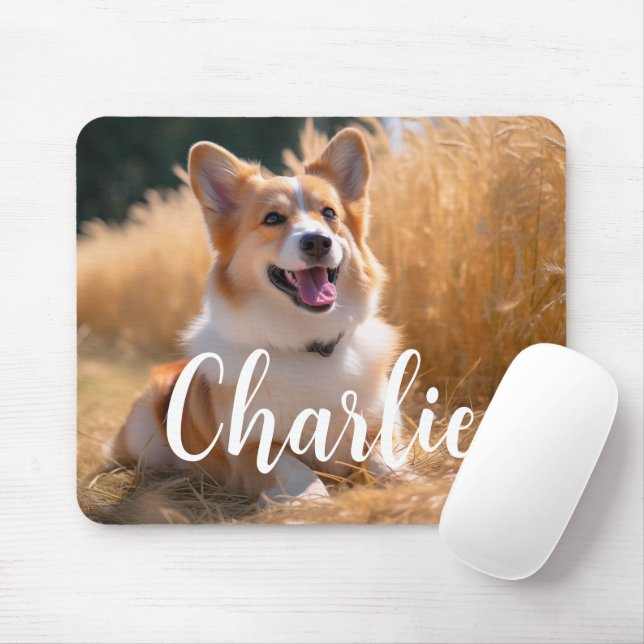 Custom Pet Photo Mouse Pad (With Mouse)