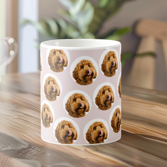 Custom Pet Photo Mug | Personalised Pink  (Creator Uploaded)