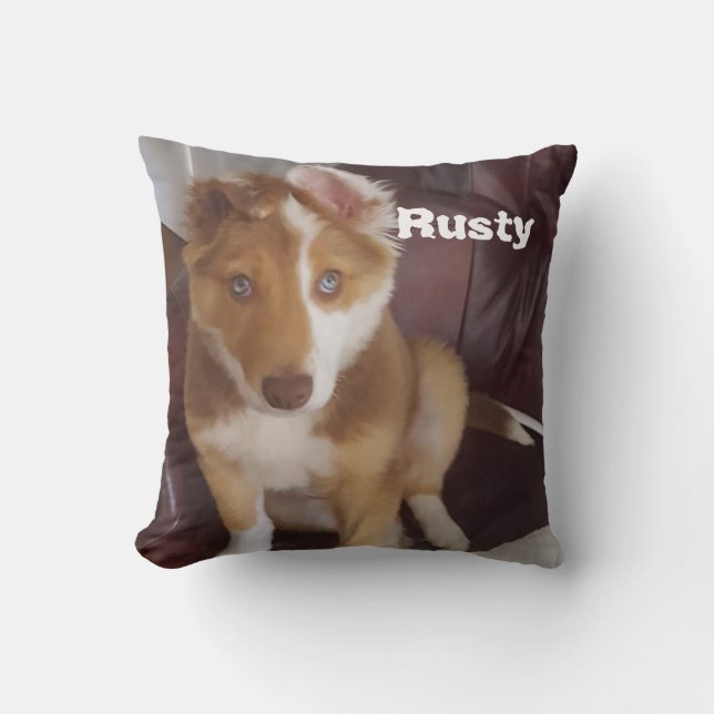 Custom Pet Photo/ Name Cushion (Front)