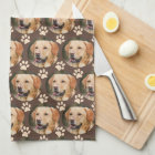 Custom Pet Photo Pattern Dog Brown
