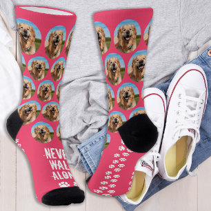 Custom Pet Photo Personalised Unique Dog Socks