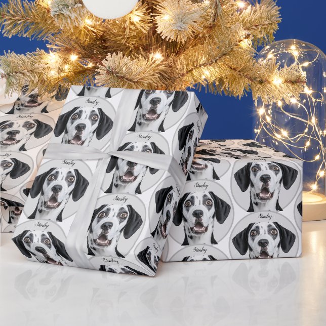 Custom Pet Photo | Personalised Wrapping Paper (Holidays)