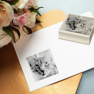 Custom Pet Photo Rubber Stamp