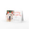 Custom Pet Photo Script Merry Christmas Folded