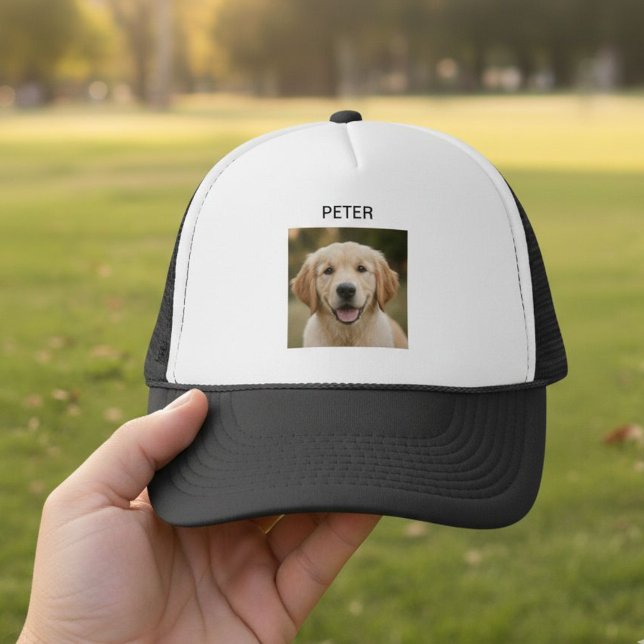 Custom Pet Photo Trucker Hat Personalized Dog  (Creator Uploaded)