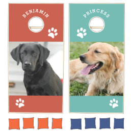 Custom Pet Photo with Dogs Name Personalised