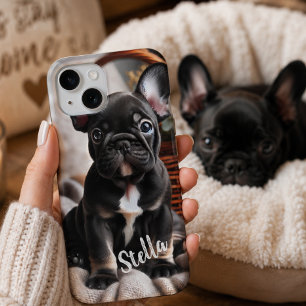 Custom Pet Photo with Personalised Name iPhone 15 Case