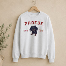 Custom Pet Portrait and Varsity Letter Arch Name