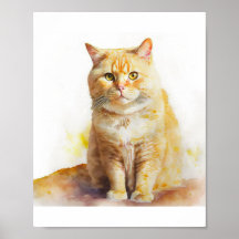 Custom Pet Portrait from Photo PRINTABLE Wall Art
