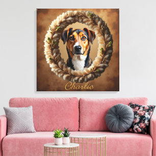 Custom Pet Portrait – Just Upload a Simple Photo Canvas Print