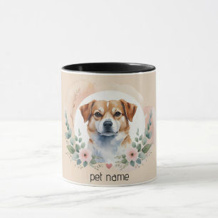 Custom Pet Portrait Mug – Personalised Dog or Cat