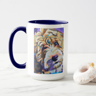 Custom Pet Portrait Painting - Gift for Dog Lovers Mug