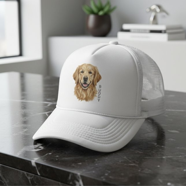 Custom Pet Portrait Personalised Hat (Your Best Friend, Everywhere You Go)