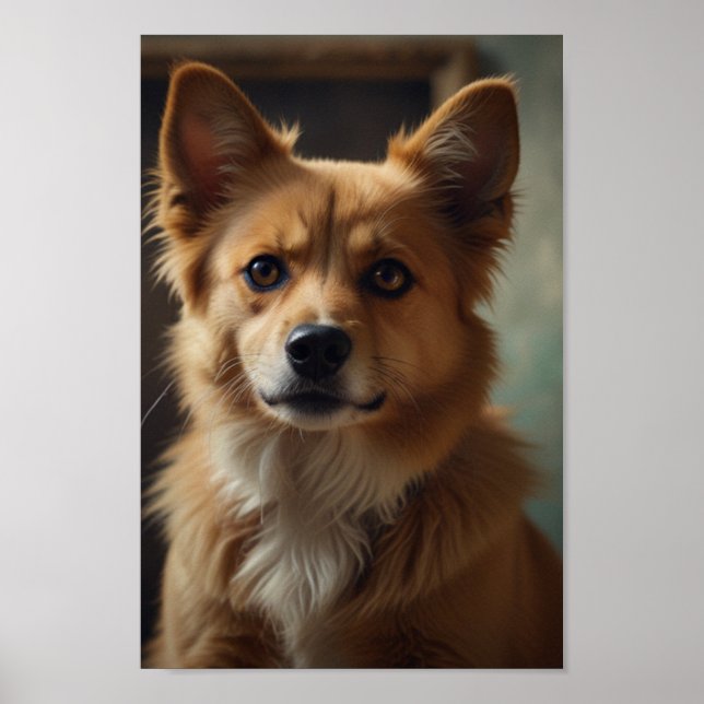 Custom Pet Portrait Poster (Front)