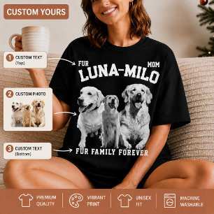 Custom Pet Portrait Shirt Personalised Vintage 90s