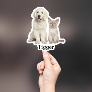 Custom Pet Sticker, Custom Dog Sticker, Custom Cat