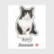 Custom Pet stickers Waterproof Custom Cat Sticker