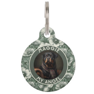 Custom Pet Themed Gift Anemones Floral Tag