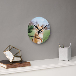 Custom Pet Wall Clock – Personalised Photo Clock