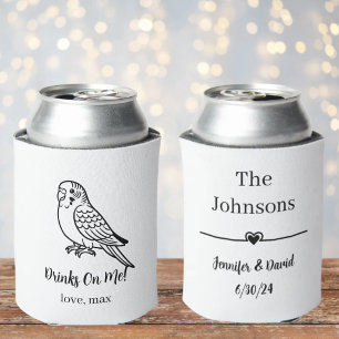 Custom Pet Wedding Can Cooler
