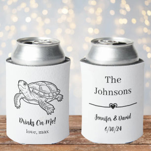 Custom Pet Wedding Can Cooler
