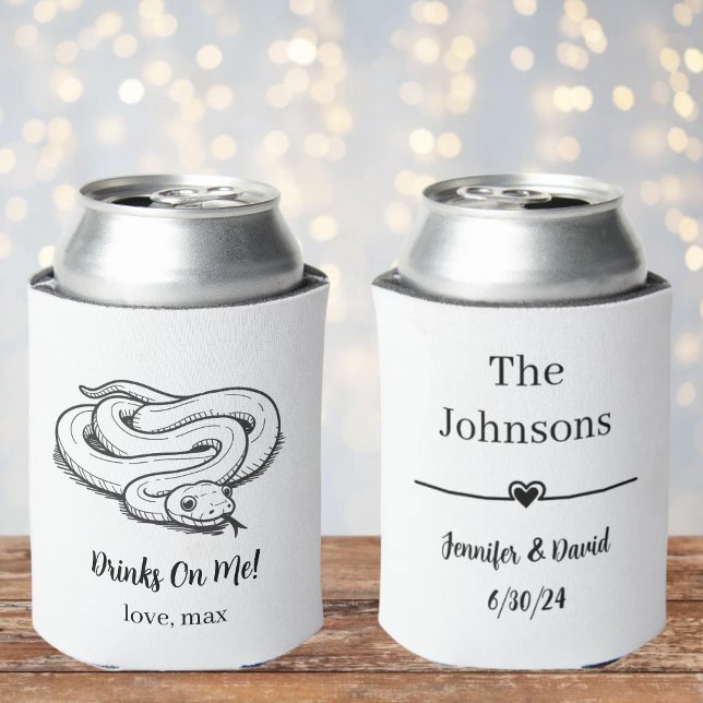 Custom Pet Wedding Can Cooler (Creator Uploaded)