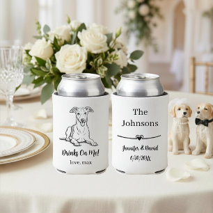 Custom Pet Wedding Can Cooler