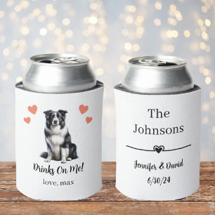 Custom Pet Wedding Can Cooler