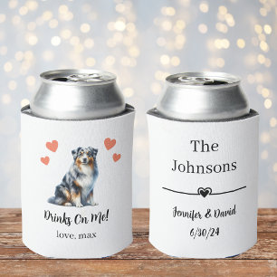 Custom Pet Wedding Can Cooler