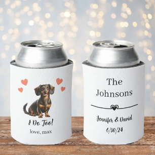 Custom Pet Wedding Can Cooler