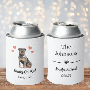 Custom Pet Wedding Can Cooler