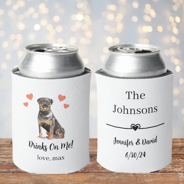 Custom Pet Wedding Can Cooler (Creator Uploaded)