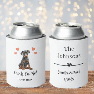 Custom Pet Wedding Can Cooler