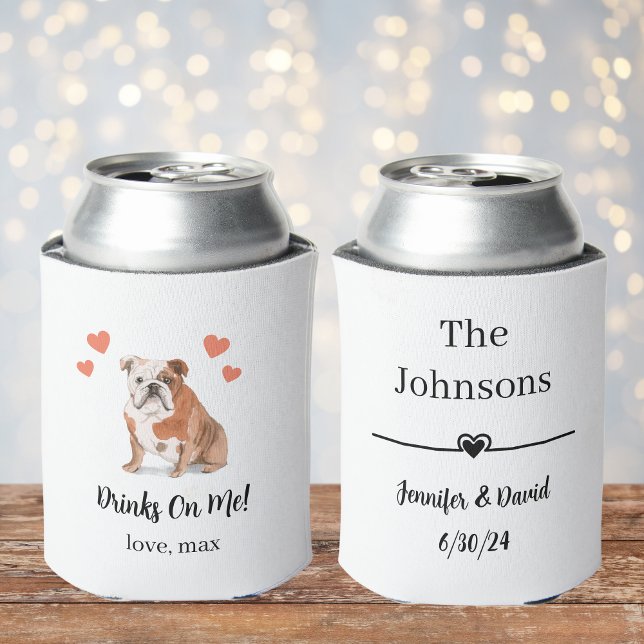 Custom Pet Wedding Can Cooler (Creator Uploaded)
