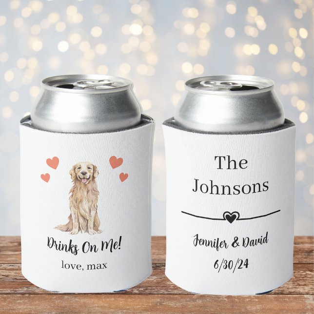 Custom Pet Wedding Can Cooler (Creator Uploaded)