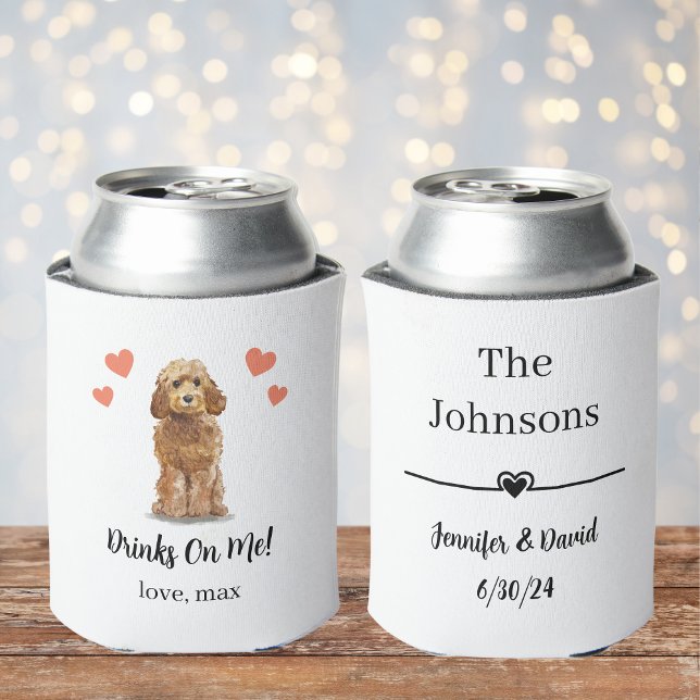 Custom Pet Wedding Can Cooler (Creator Uploaded)