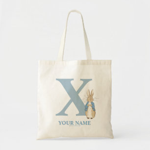 Custom Peter Rabbit - Letter X Tote Bag