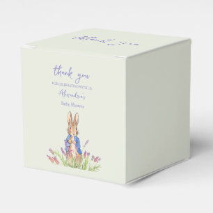 Custom Peter the rabbit Baby shower Thank You Favour Box