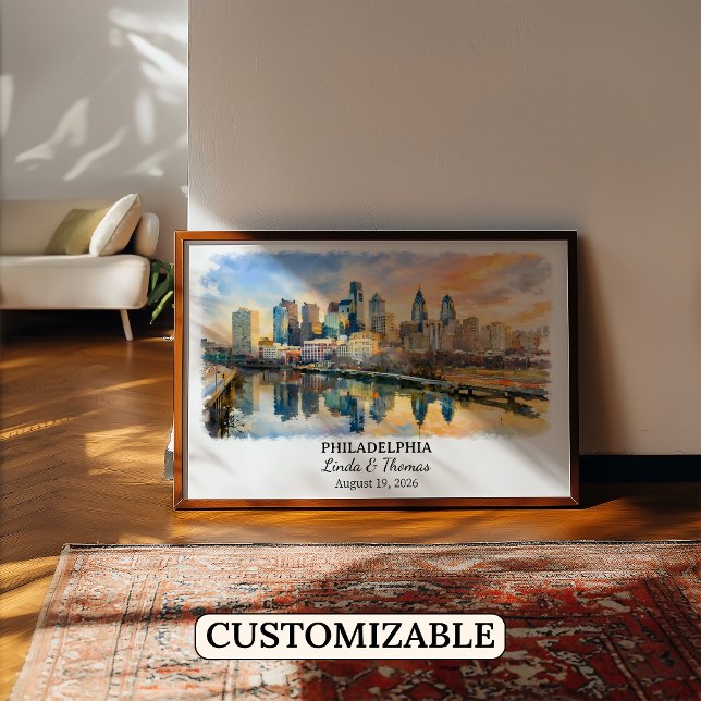 Custom Philadelphia Wall Art, Pennsylvania Poster (Creator Uploaded)