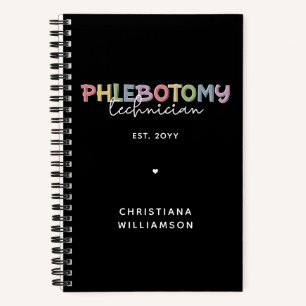 Custom Phlebotomy Technician PBT Phlebotomy Tech Notebook