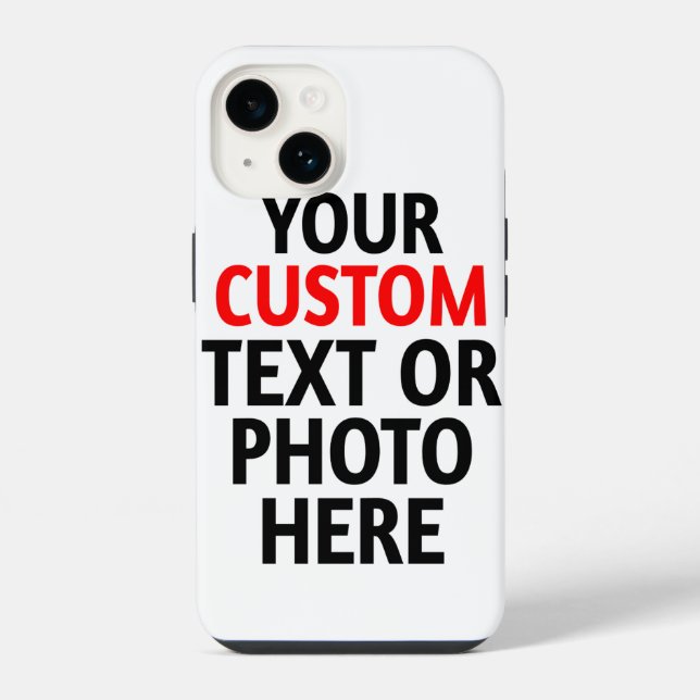 Custom Phone Case – Personalised with Your Name (Back)