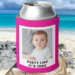 Custom Photo 30th 40th 50th 60th Birthday Party Can Cooler<br><div class="desc">Custom Photo 30th 40th 50th 60th Birthday Party Can Cooler</div>