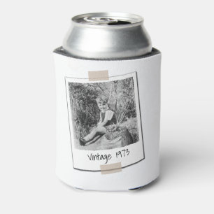 Custom Photo 30th 40th 50th Birthday Party Favour Can Cooler