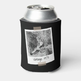 Custom Photo 30th 40th 50th Birthday Party Favour Can Cooler