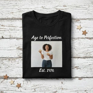 Custom Photo 50th Birthday Shirt, 1976 Vintage T-Shirt