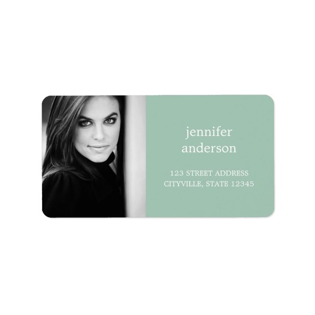 Custom Photo Address Label (Front)