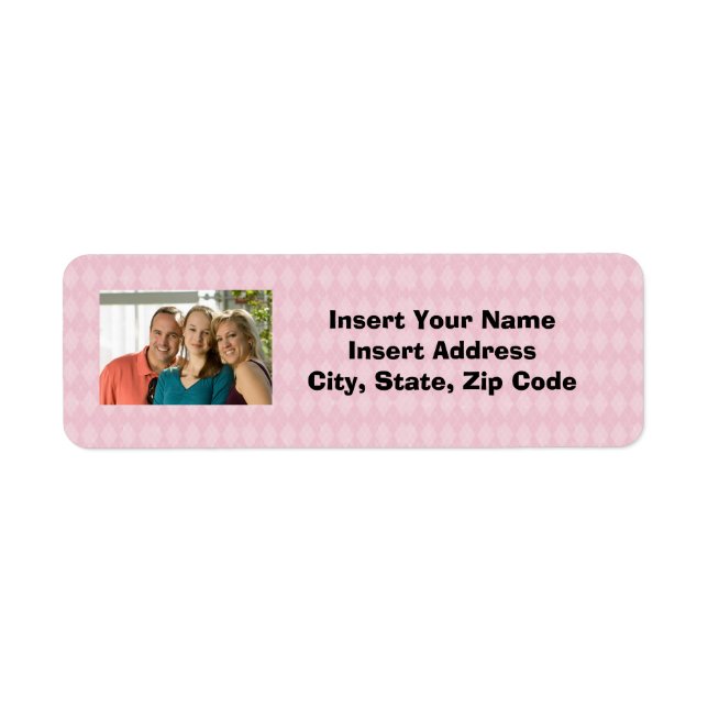 Custom Photo Address Label (Front)